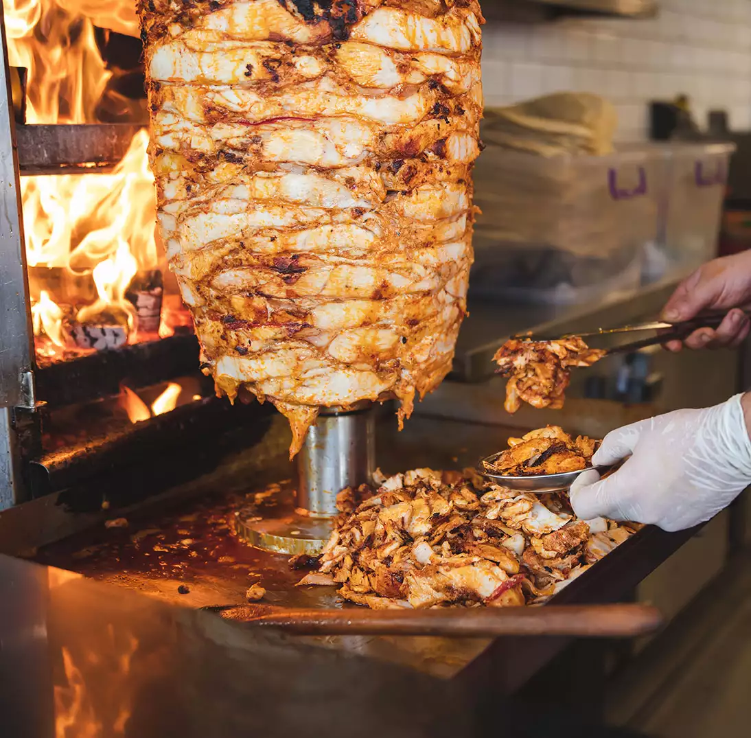 Kebab avec frites